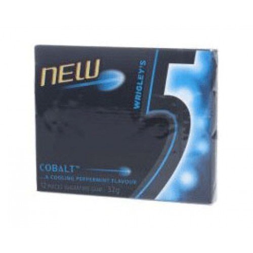 Wrigley’s 5 Cobalt Cooling Peppermint Sugar Free Gum logo