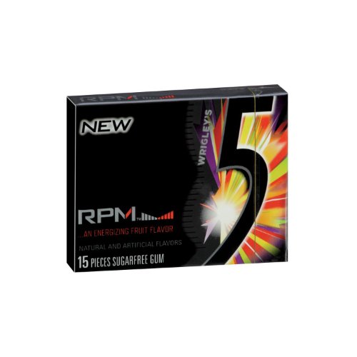 Wrigley’s 5 Gum Rpm Fruit (10 Ct Box. 15 Sticks Per Pack) logo