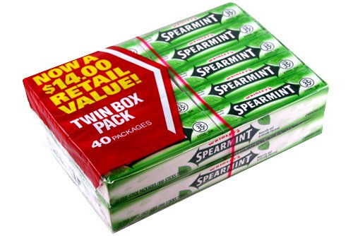 Wrigley’s 5 Stick Spearmint Gum 40 Packs [misc.] [misc.] logo