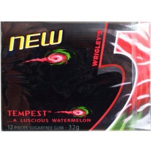Wrigley’s 5 Tempest New Chewing Gum Luscious Watermelon Flavour Sugarfree 32 G (12 Pieces) X 6 Boxes logo