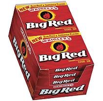 Wrigley’s Big Red Cinnamon Chewing Gum – 10 Fifteen Sticks Packages (150 Sticks Total) logo