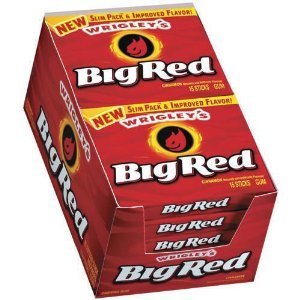 Wrigley’s Big Red Cinnamon Gum – 10/15ct Tray (3 Pack) logo