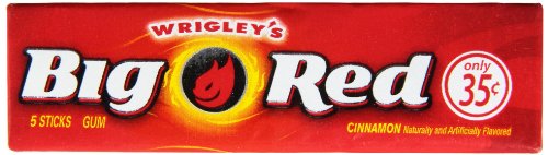 Wrigley’s Big Red Gum, 5 Count (Pack of 40) logo