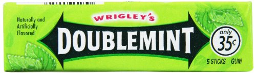 Wrigley’s Doublemint Gum, 5 Count (Pack of 40) logo