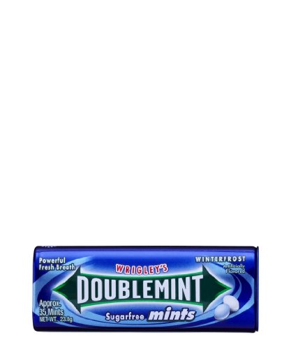 Wrigleys Doublemint, Winterfrost Taffy Candy Sugar Free – 0.83 Ounces (Pack of 3) logo