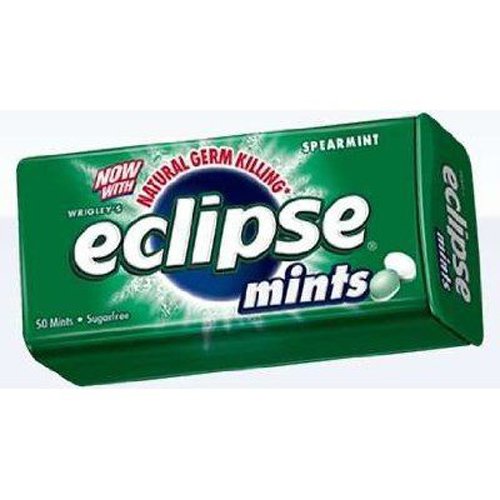 Wrigleys Eclipse Mints Spearmint Flavor, 1.2 Oz. (Pack of 8) logo