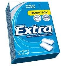 Wrigleys Extra Peppermint Handy Box 25 Pellets – Pack of 6 logo