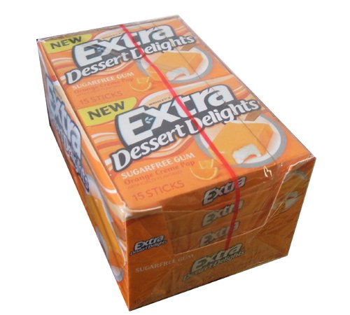 Wrigleys Extra Sugar Free Gum – Dessert Delights Orange Cream Pop (case Of 10) logo