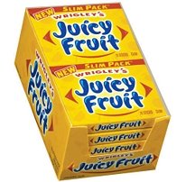 Wrigley’s Gum, Juicy Fruit, 15-sticks, 10-count (Pack of 3) logo