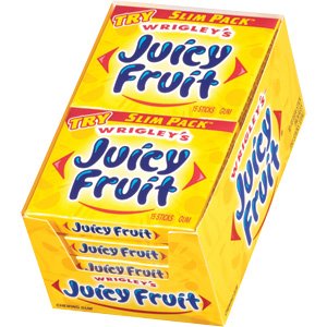 Wrigley’s Juicy Fruit Gum – 10 Packs Of 15 Sticks logo