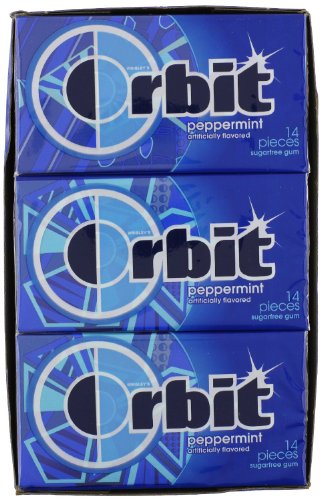 Wrigleys Orbit Peppermint, 14-count (Pack of 12) logo