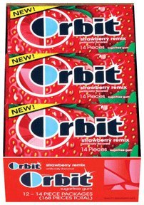 Wrigleys Orbit Sugar Free Gum – Strawberry Remix (case Of 12) logo