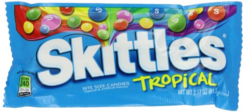 Wrigley’s Skittles Fruit Candy, Tropical, 36 Count logo