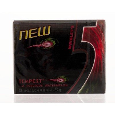 Wrigleys Tempest Sugar Free Watermelon Gum 32g. 2pack logo