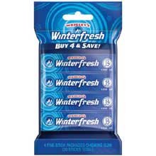 Wrigleys Winterfresh Gum – 4 Pack Sleeve, 40 Per Case logo
