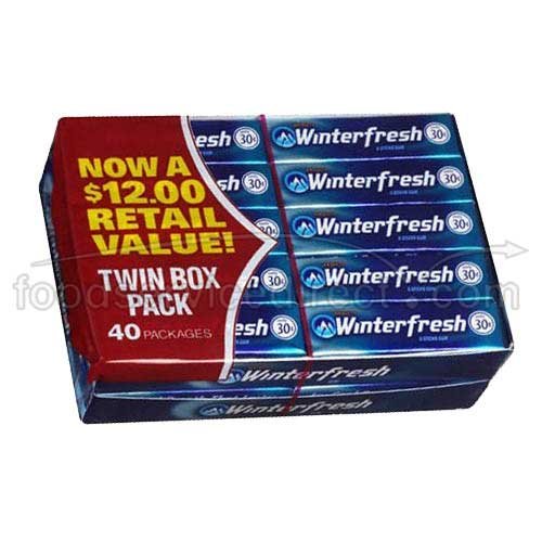 Wrigleys Winterfresh Gum – Twin Box Pack logo