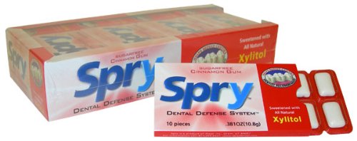Xlear – Spry Chewing Gum Box – 1 Box Of 10 Piece Blister Cards – Cinnamon logo
