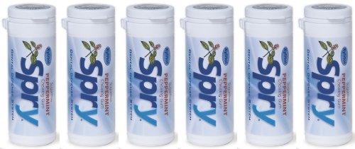 Xlear Spry Peppermint Xylitol Gum 6-pack of 30-piece Tubes – Fights Cavities For Dental Health! Part Of The Spry Dental Defense System! logo