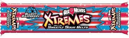 Xtremes Rainbow Bluest Raspberry Belts Tray 2oz: 18 Count logo