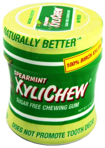 Xylichew Spearmint Sugar Free Chewing Gum 60ct logo