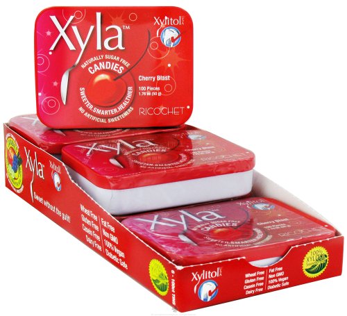 Xylitol Usa – Xyla Naturally Sugar Free Candies Cherry Blast – 100 Piece(s) logo