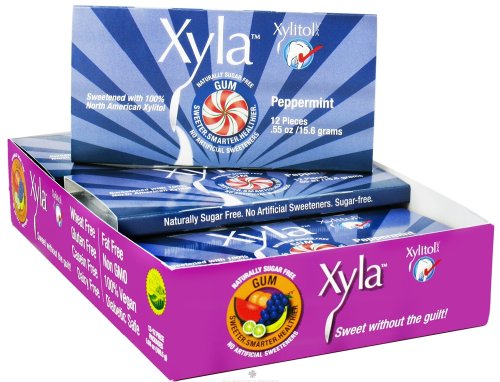 Xylitol Usa – Xyla Naturally Sugar Free Gum Peppermint logo