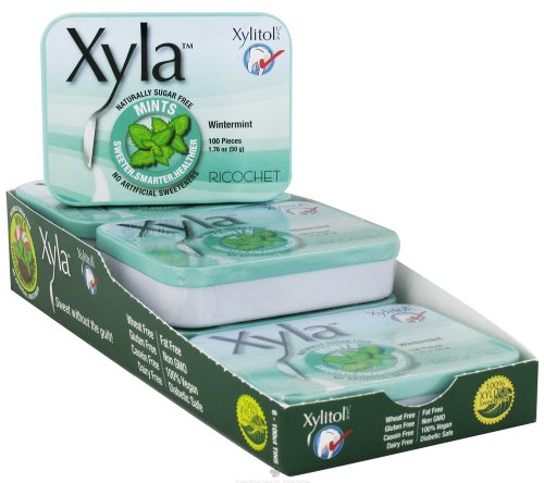 Xylitol Usa – Xyla Naturally Sugar Free Mints Wintermint – 100 Piece(s) logo