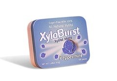 Xyloburst Xylitol Mint Tin, Peppermint, 100 Count logo