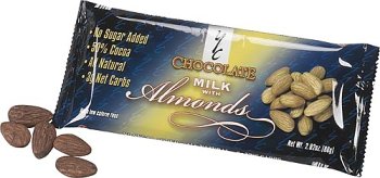 Yc Chocolate (50% Cocoa) Milk With Almonds, 2.82 ounce Bars (Pack of 8) logo