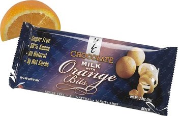 Yc Chocolate (50% Cocoa) Milk With Orange Bits, 2.9 ounce Bars (Pack of 8) logo