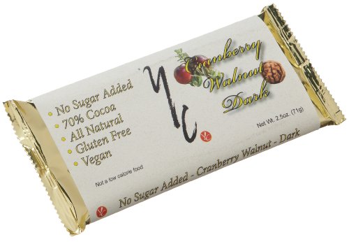 Yc Chocolate (70% Cocoa) Cranberry Walnut Dark, 2.5 ounce Bars (Pack of 8) logo