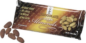 Yc Chocolate (70% Cocoa) Dark With Almonds, 2.82 ounce Bars (Pack of 8) logo