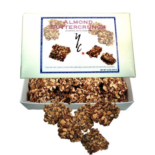 Yc Chocolate Almond Buttercrunch All Natural Almonds and Buttery-crunch (no Sugar Added)-1 Pound logo