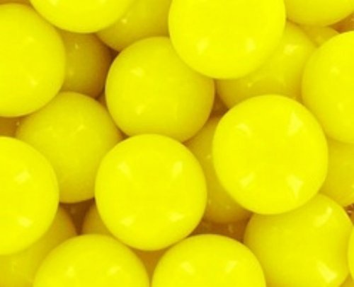 Yellow 1 Inch Gumballs 1lb Bag logo