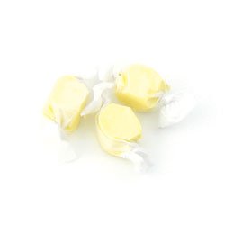 Yellow Buttered Popcorn Salt Water Taffy 3lb logo