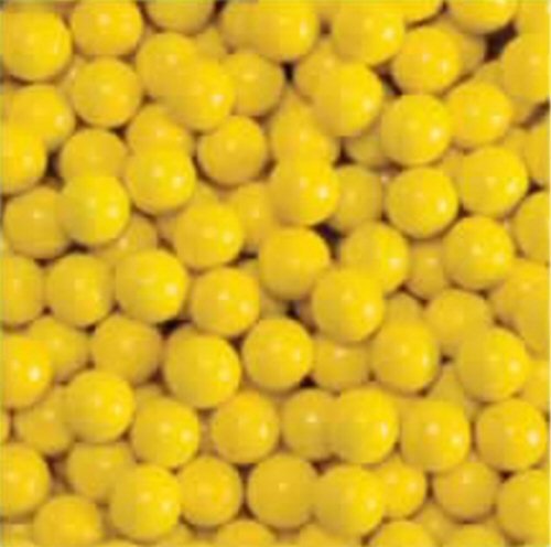 Yellow Sixlets Candy Coated Chocolate Balls logo