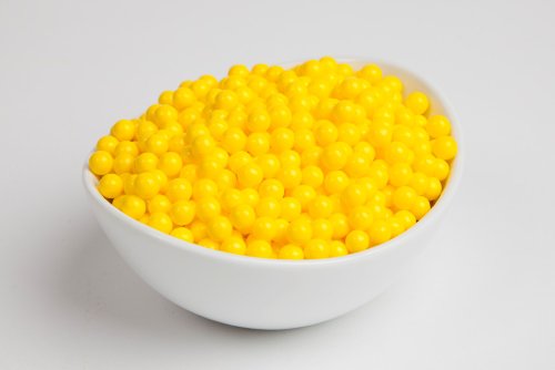 Yellow Sugar Candy Beads (10 Pound Case) logo