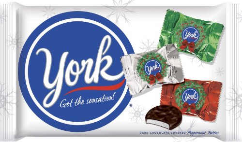 York Holiday Peppermint Patties, 11 ounce Bags (Pack of 2) logo