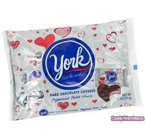 York Peppermint Pattie Hearts logo