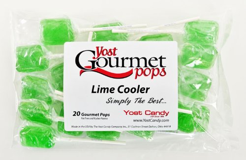 Yost Gourmet Pops, 20 Count Bag – Lime Cooler logo