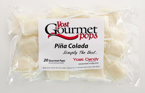 Yost Gourmet Pops, 20 Count Bag – Pina Colada logo