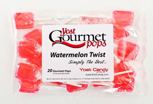 Yost Gourmet Pops, 20 Count Bag – Watermelon Twist logo