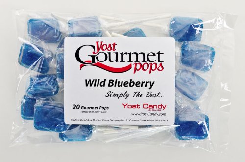 Yost Gourmet Pops, 20 Count Bag – Wild Blueberry logo