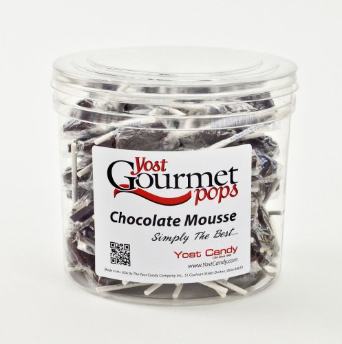 Yost Gourmet Pops, 80 Count Tub – Chocolate Mousse logo