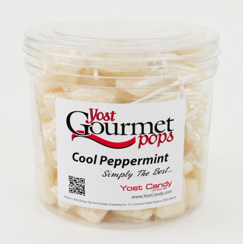 Yost Gourmet Pops, 80 Count Tub – Cool Peppermint logo