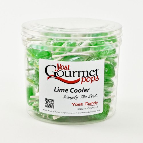 Yost Gourmet Pops, 80 Count Tub – Lime Cooler logo