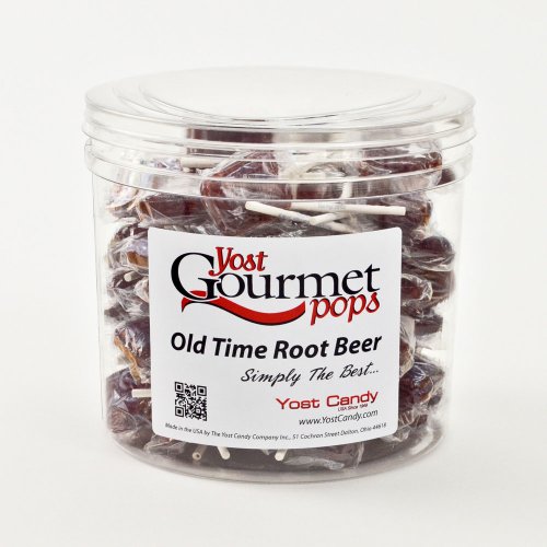 Yost Gourmet Pops, 80 Count Tub – Old Time Root Beer logo