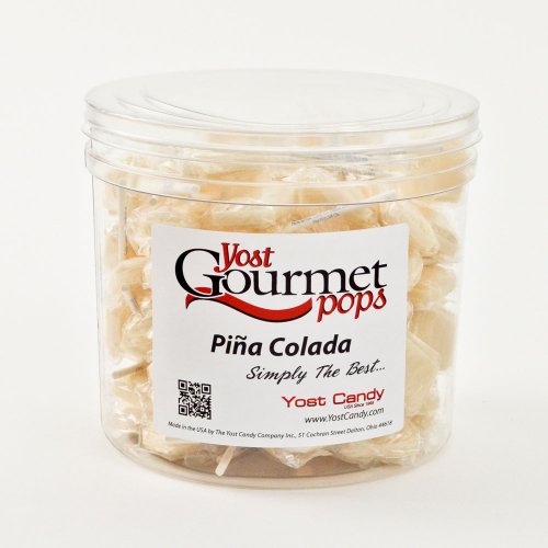 Yost Gourmet Pops, 80 Count Tub – Pina Colada logo