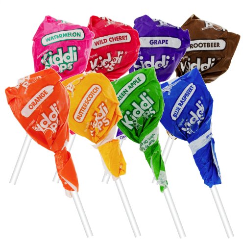 Yost Kiddi Pops, 100 Count Carton (4.5 Lbs) – 8 Assorted Flavor Variety Pack Lollipops logo