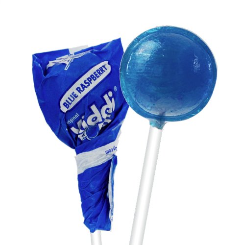 Yost Kiddi Pops, 20 Pack – Blue Raspberry Lollipops logo